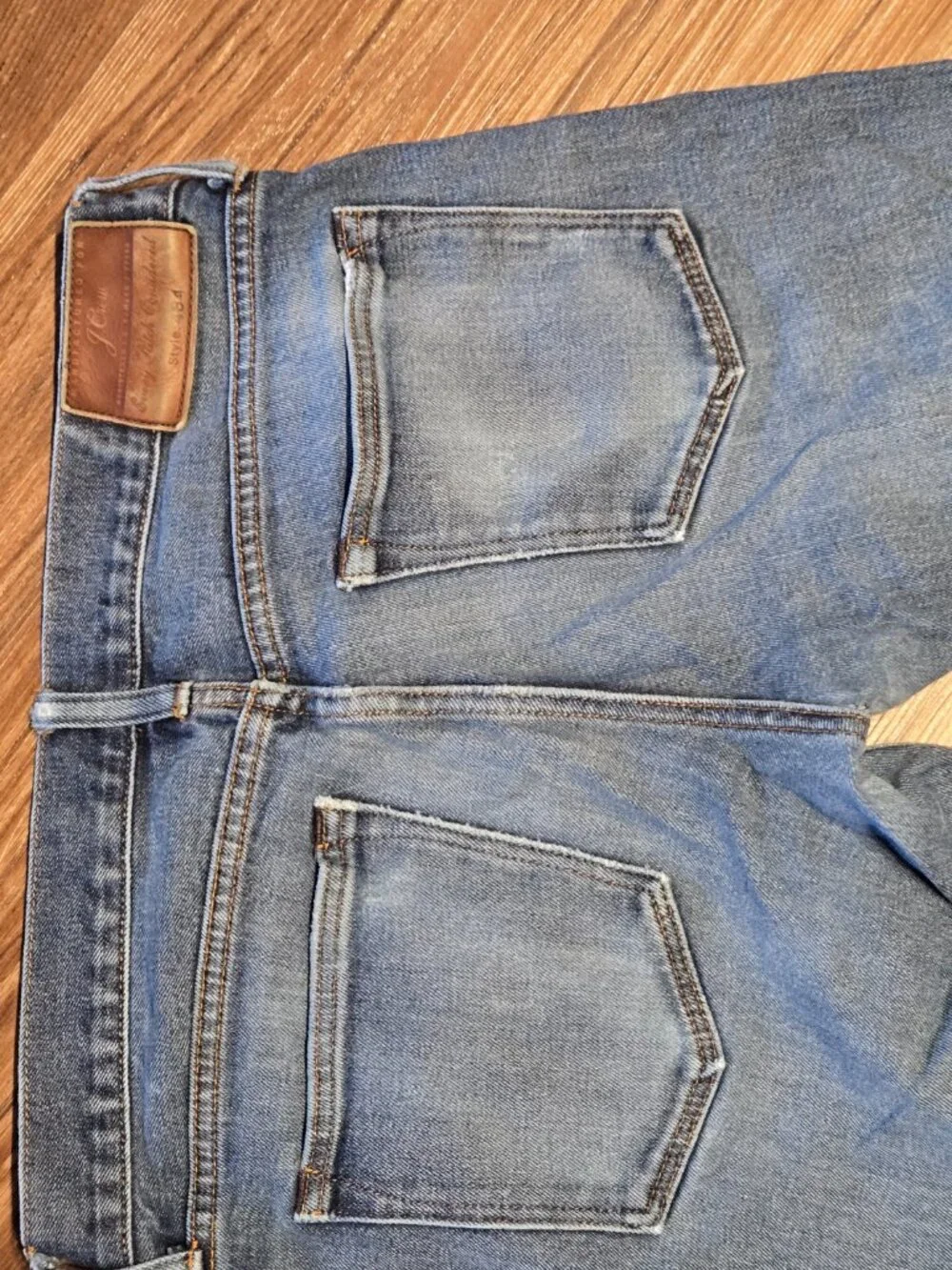 J.Crew Men’s 484 Slim Jeans 32x34 Kurabo Japanese Denim Vintage Wash